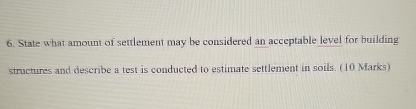 State what amount of settlement may be considered