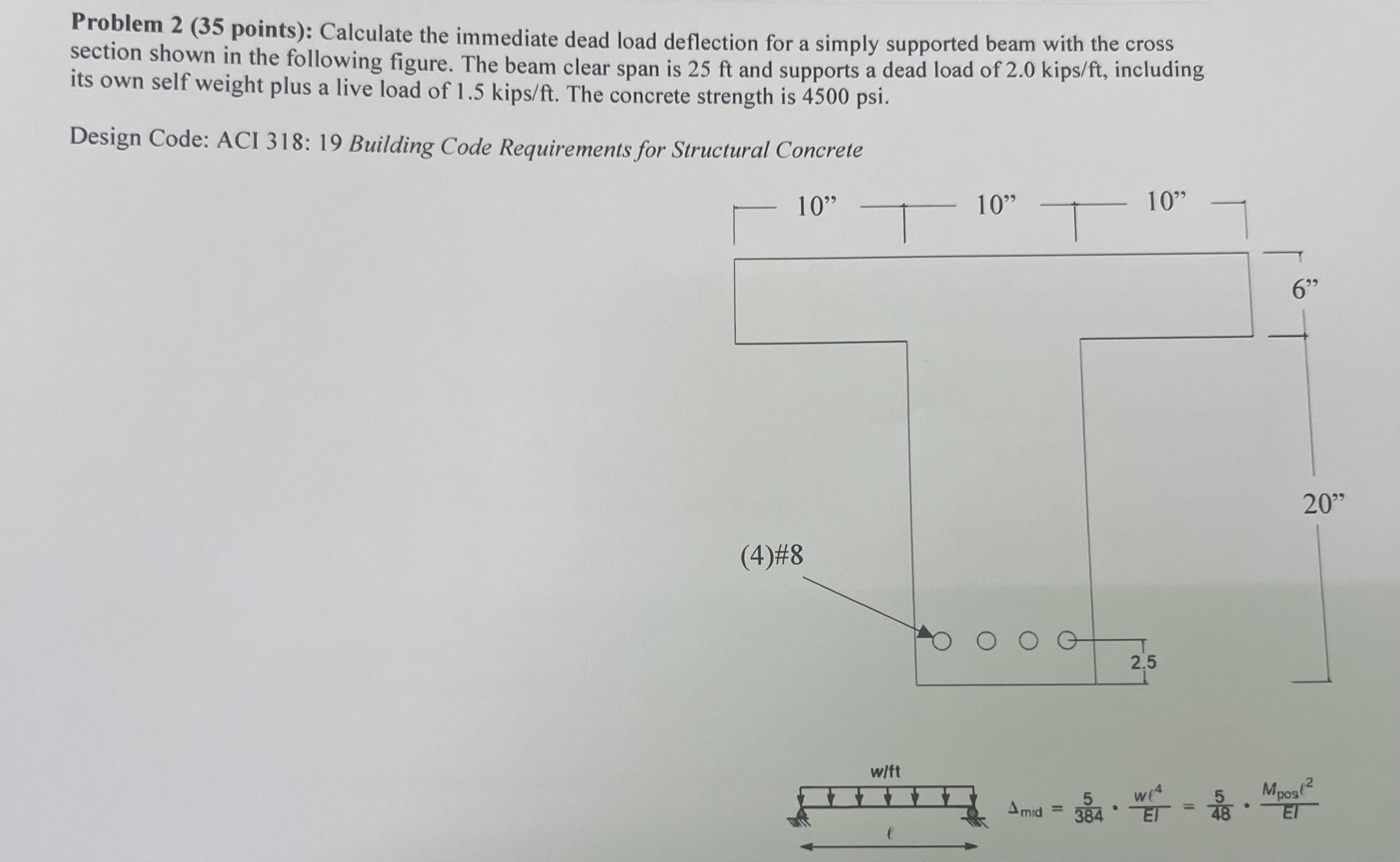 Problem 2 ( 3 5 points ) : Calculate the