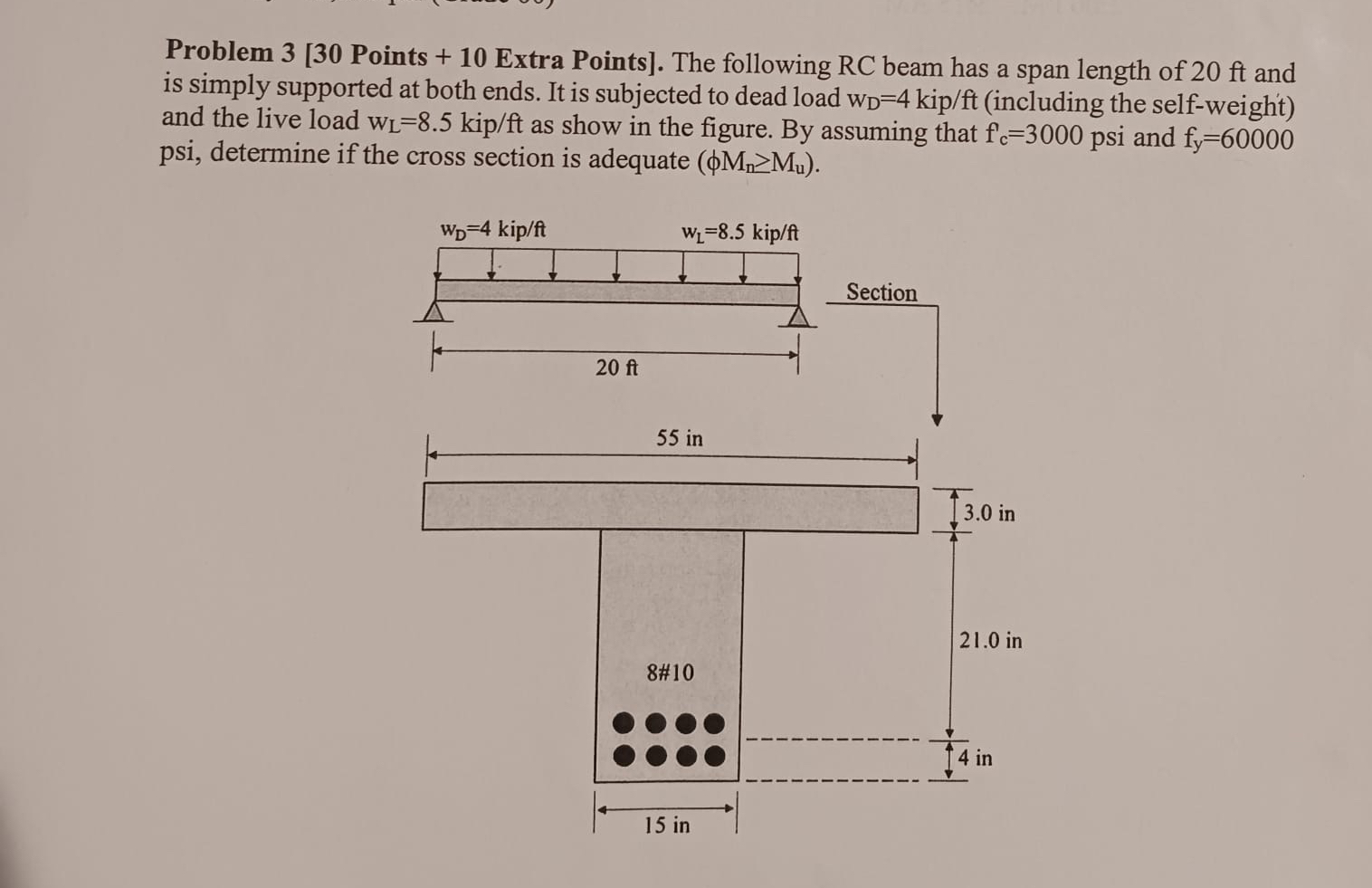 Problem 3 [ 3 0 Points + 1 0 Extra Points ] . The