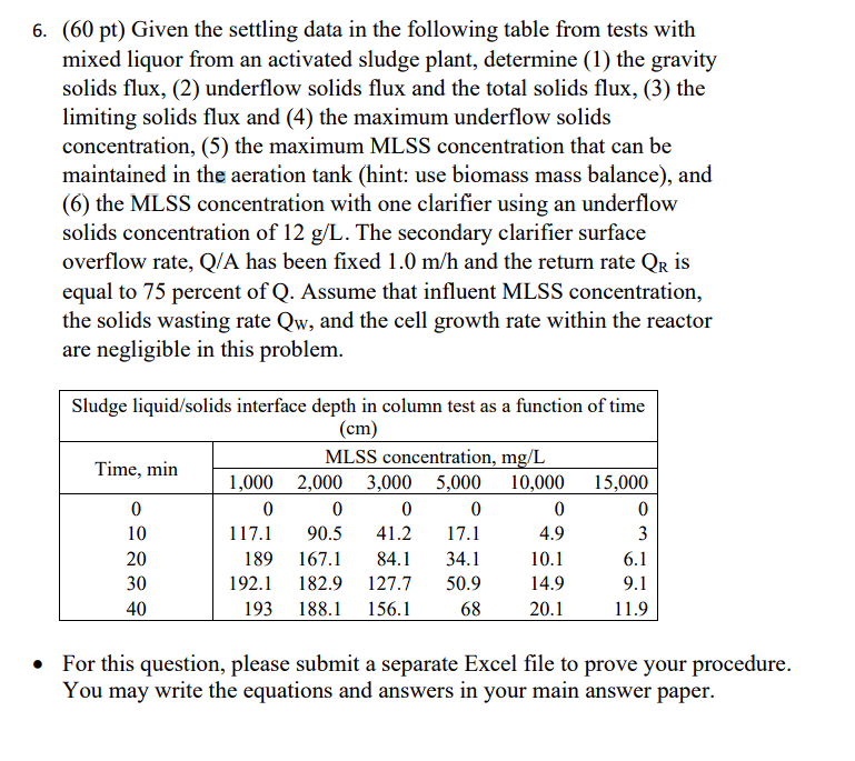 6 . \ ( ( 6 0 \ mathrm { pt } ) \ ) Given the