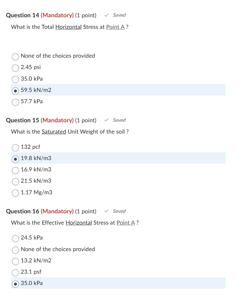 Question 1 4 ( Mandatory ) ( 1 point ) What is