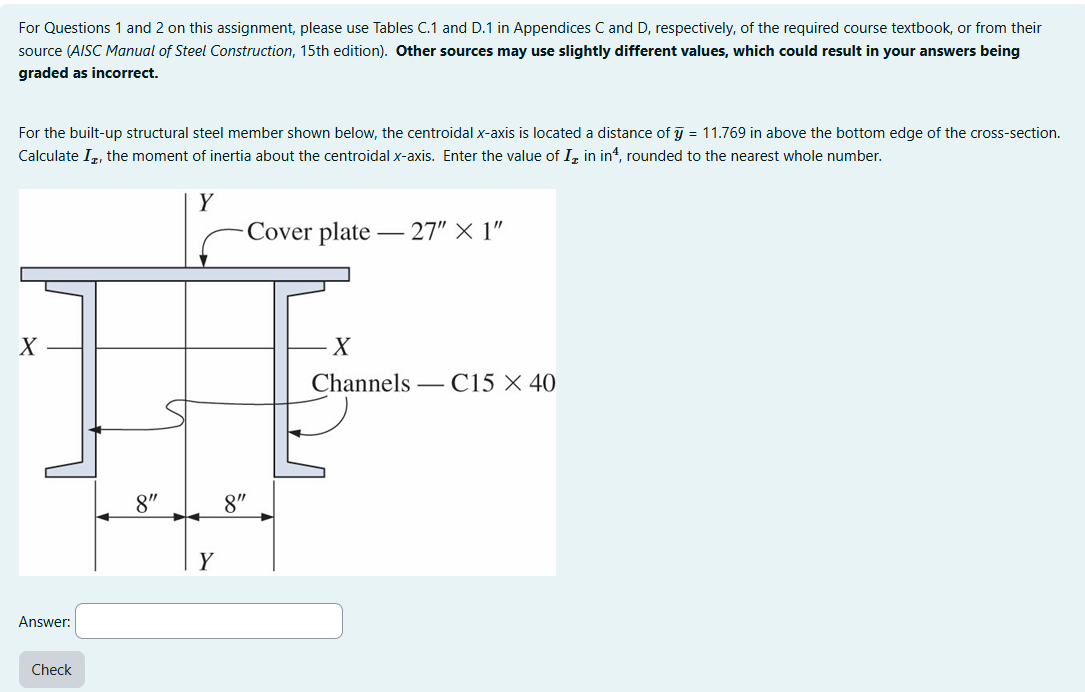 For Questions 1 and 2 on this assignment, please