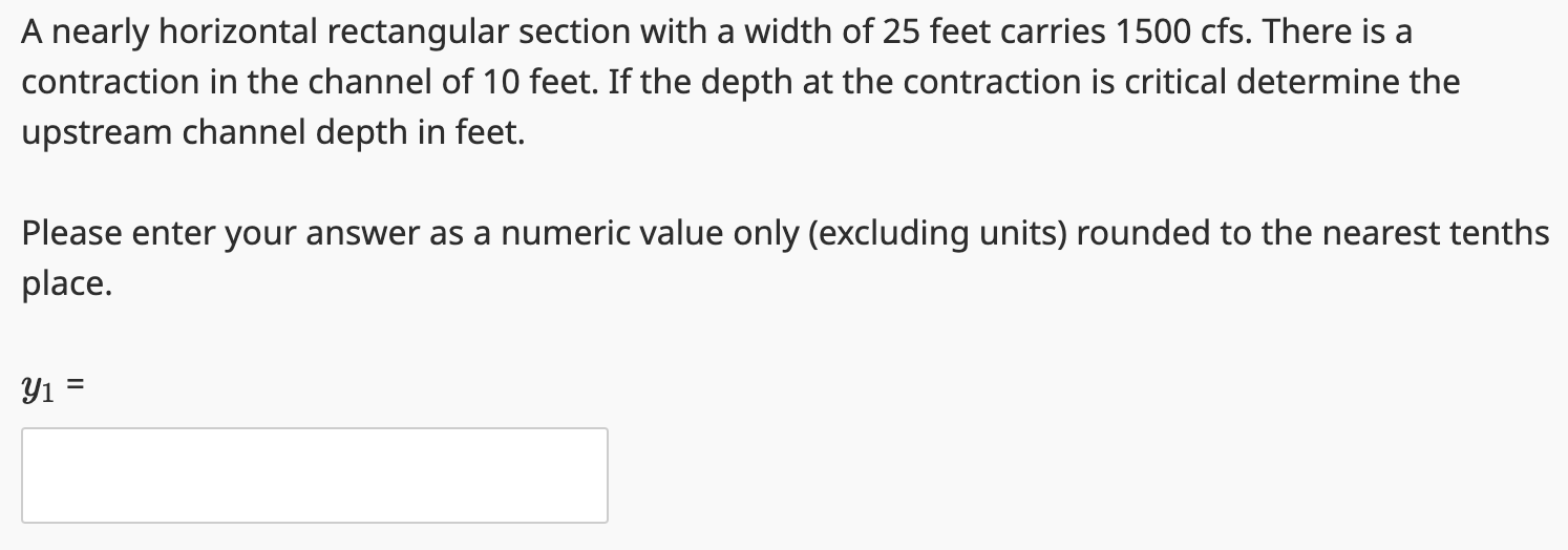 A nearly horizontal rectangular section with a