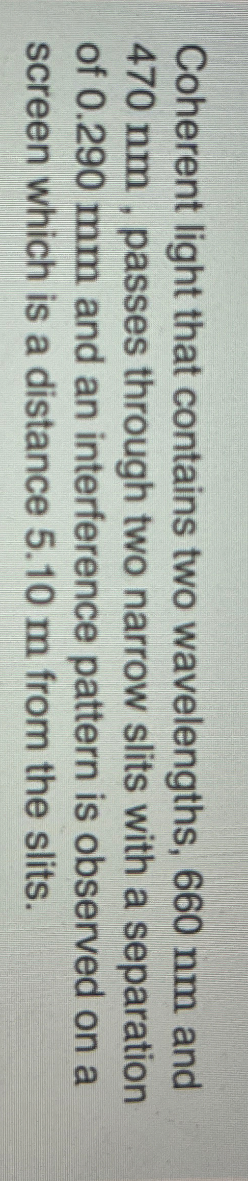 Coherent light that contains two wavelengths, 6 6