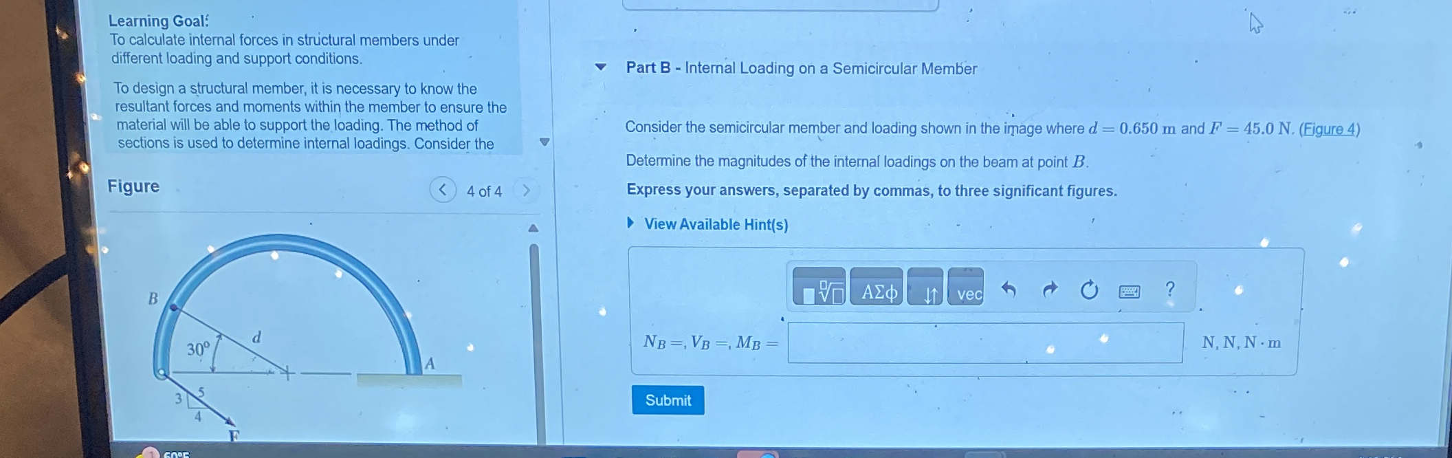 Learning Goal: To calculate internal forces in