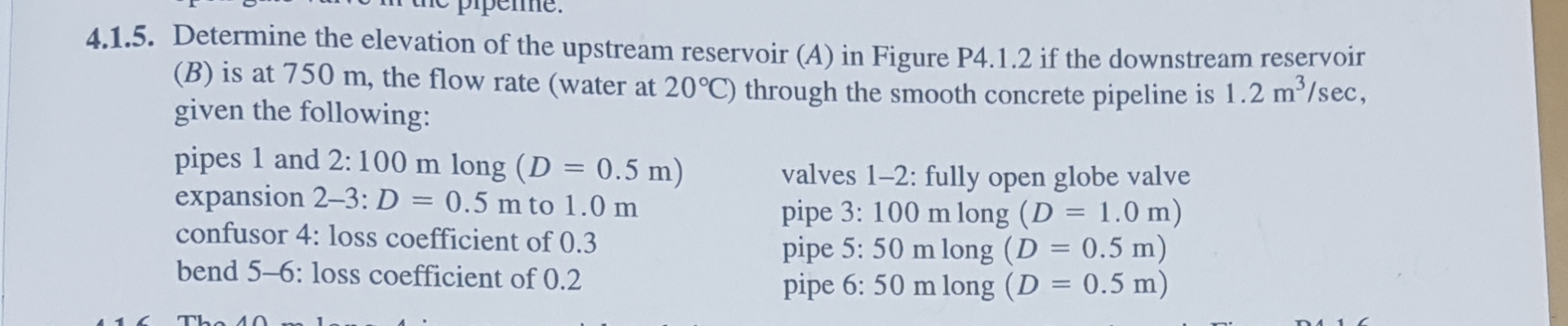 4 . 1 . 5 . Determine the elevation of the
