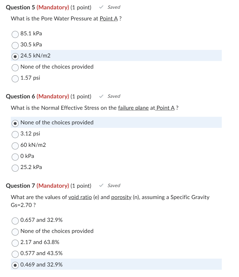 Question 5 ( Mandatory ) ( 1 point ) What is the