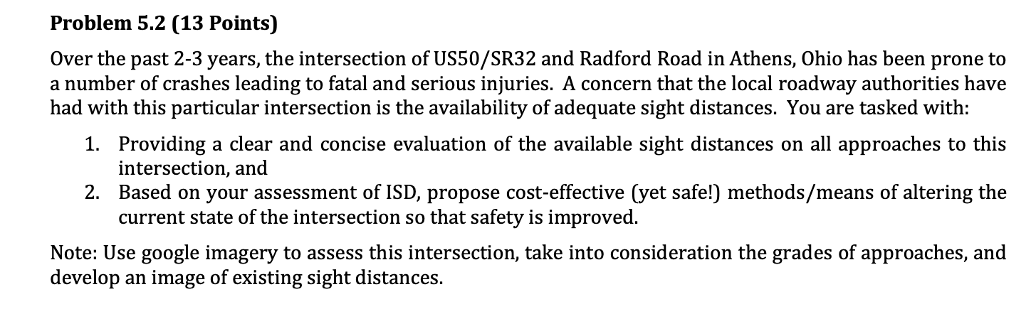 Problem 5 . 2 ( 1 3 Points ) Over the past 2 - 3