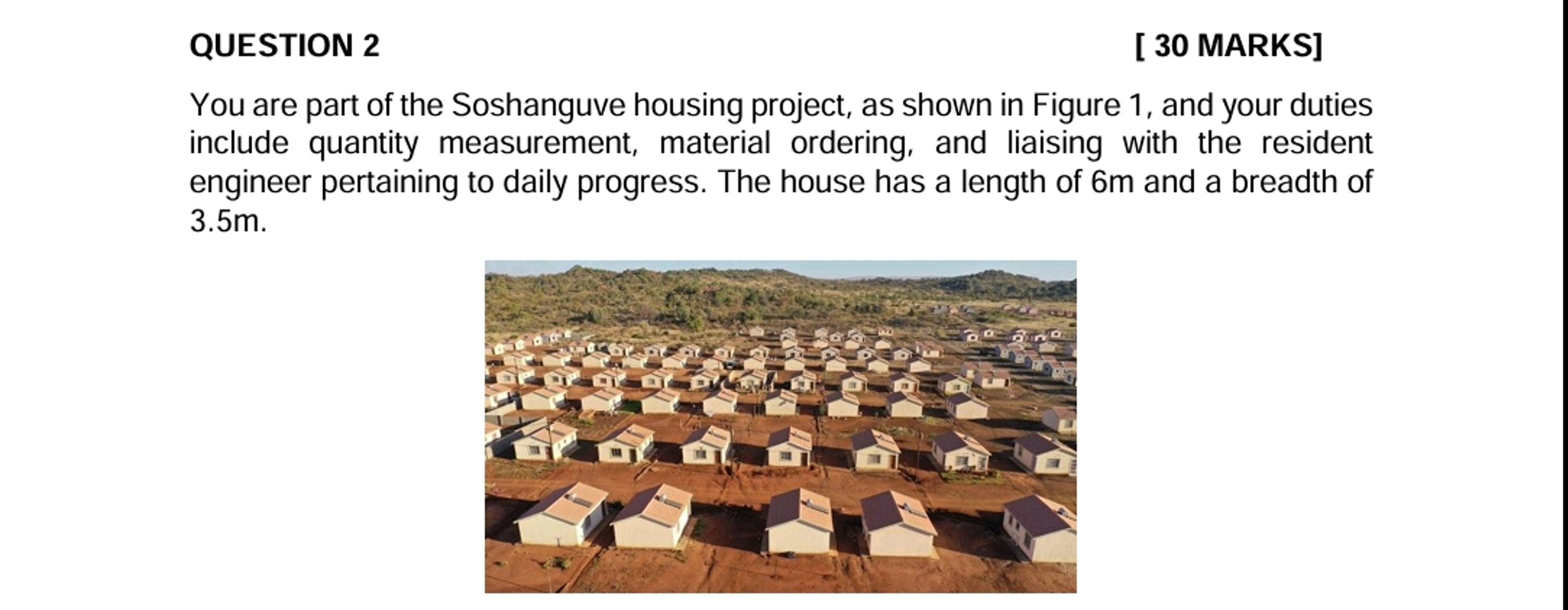 QUESTION 2 [ 3 0 MARKS ] You are part of the