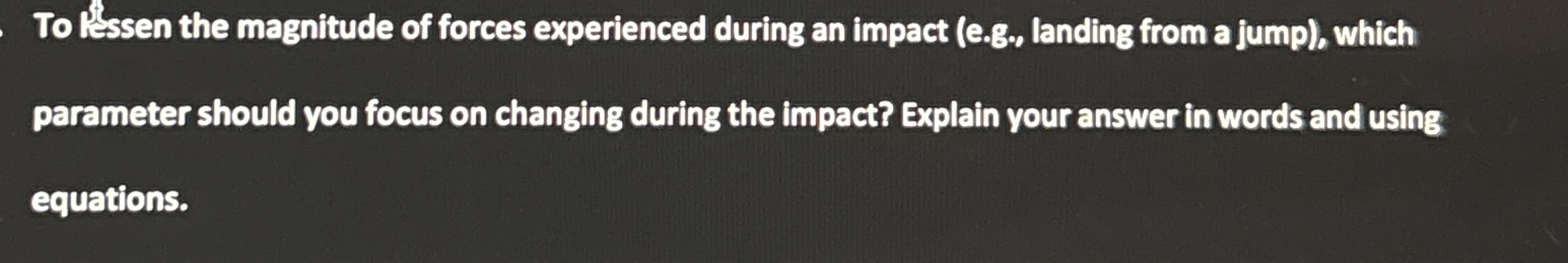 To sen the magnitude of forces experienced during