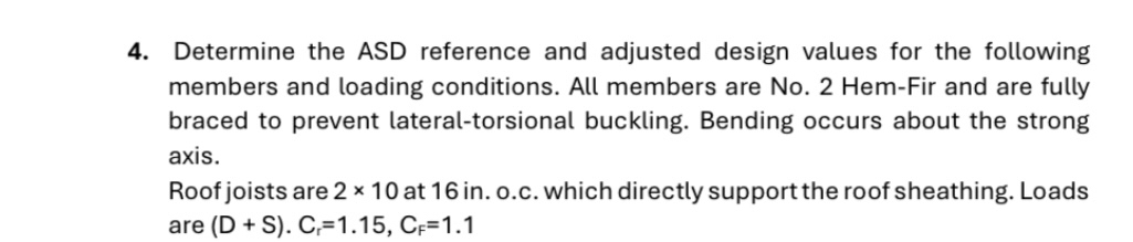 Determine the ASD reference and adjusted design