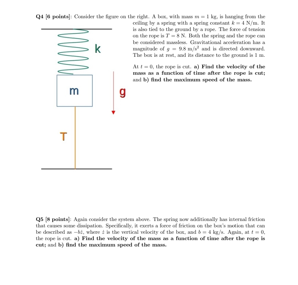 Q 4 [ 6 points ] : Consider the figure on the