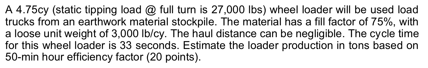 A 4 . 7 5 c y ( static tipping load @ full turn