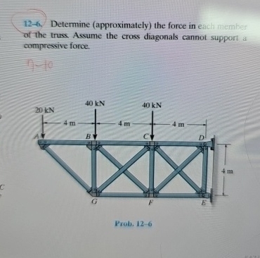 1 2 - 6 . Determine ( approximately ) the force