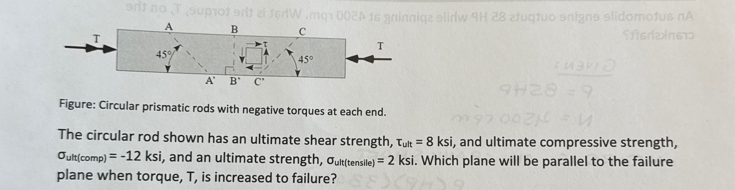 Please draw mohrs circle with all information