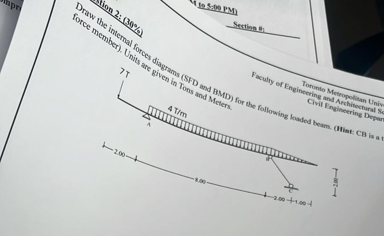 to 5 : 0 0 PM ) Section #: sectiont: ed beam. (