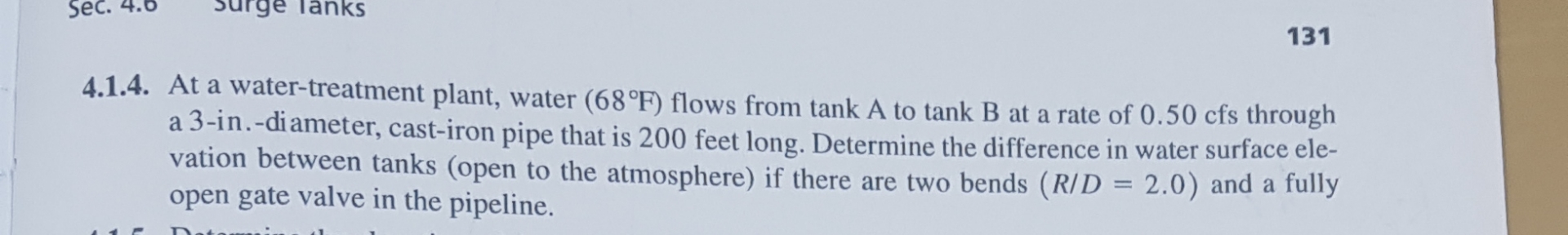 1 3 1 4 . 1 . 4 . At a water - treatment plant,