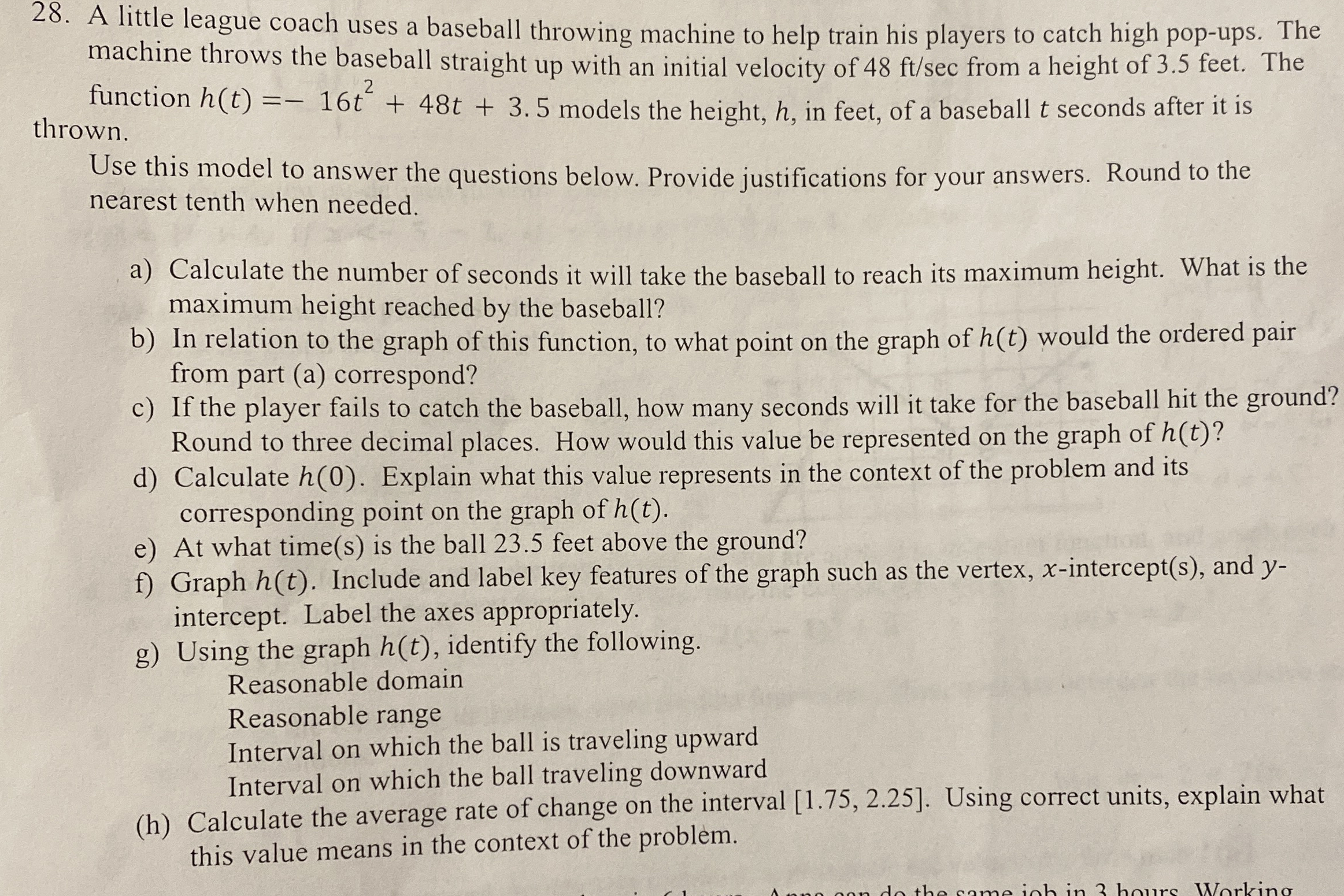 A little league coach uses a baseball throwing