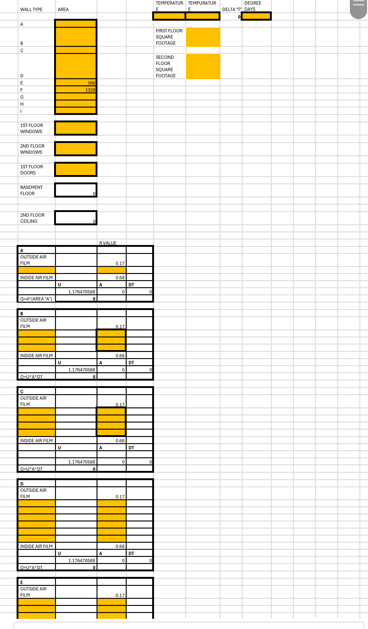Building system temperature