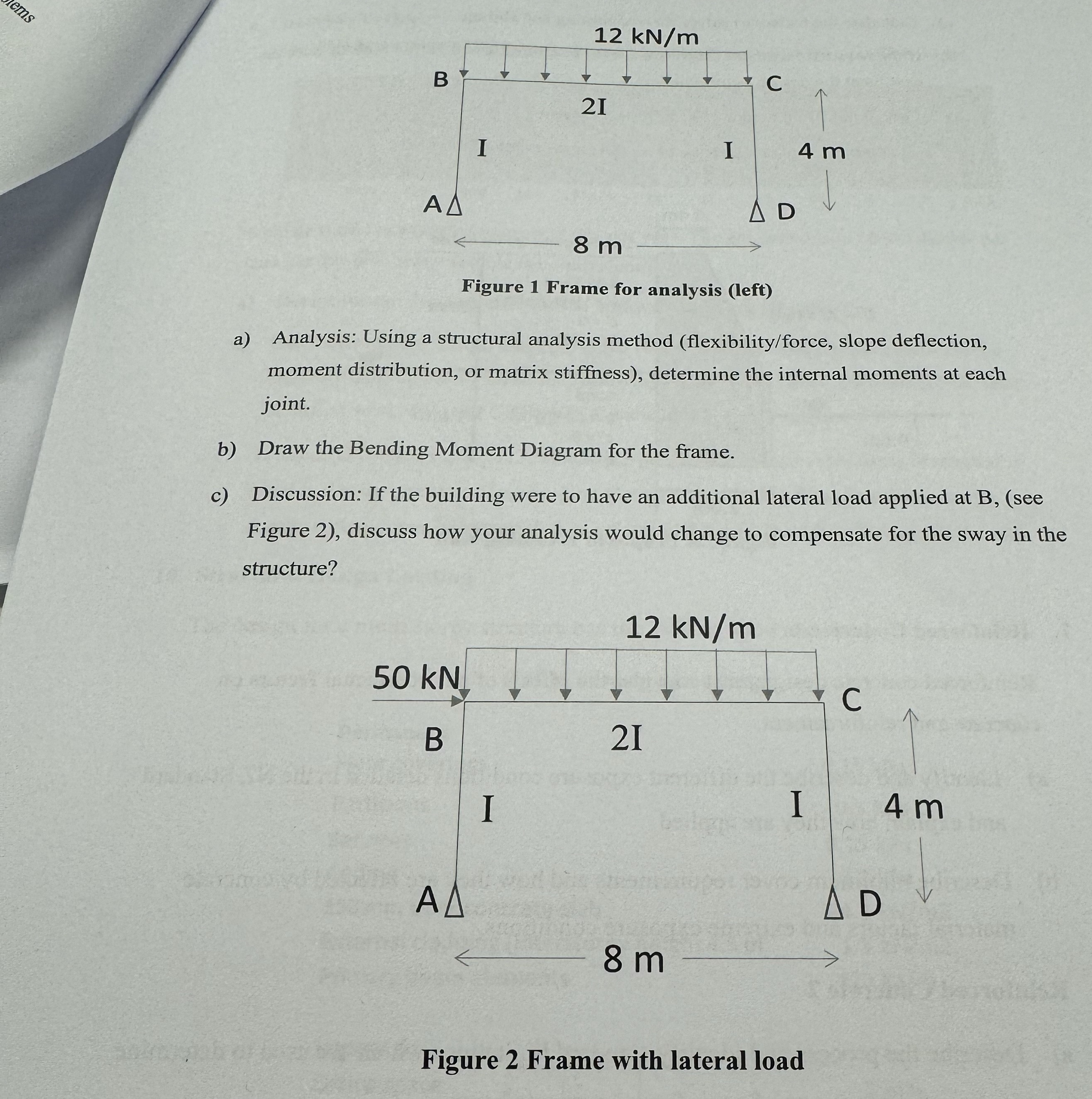 rigure 1 wrame tor analysis ( left ) a )
