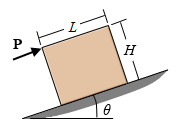 The block shown in ( Figure 1 ) has a mass of mm
