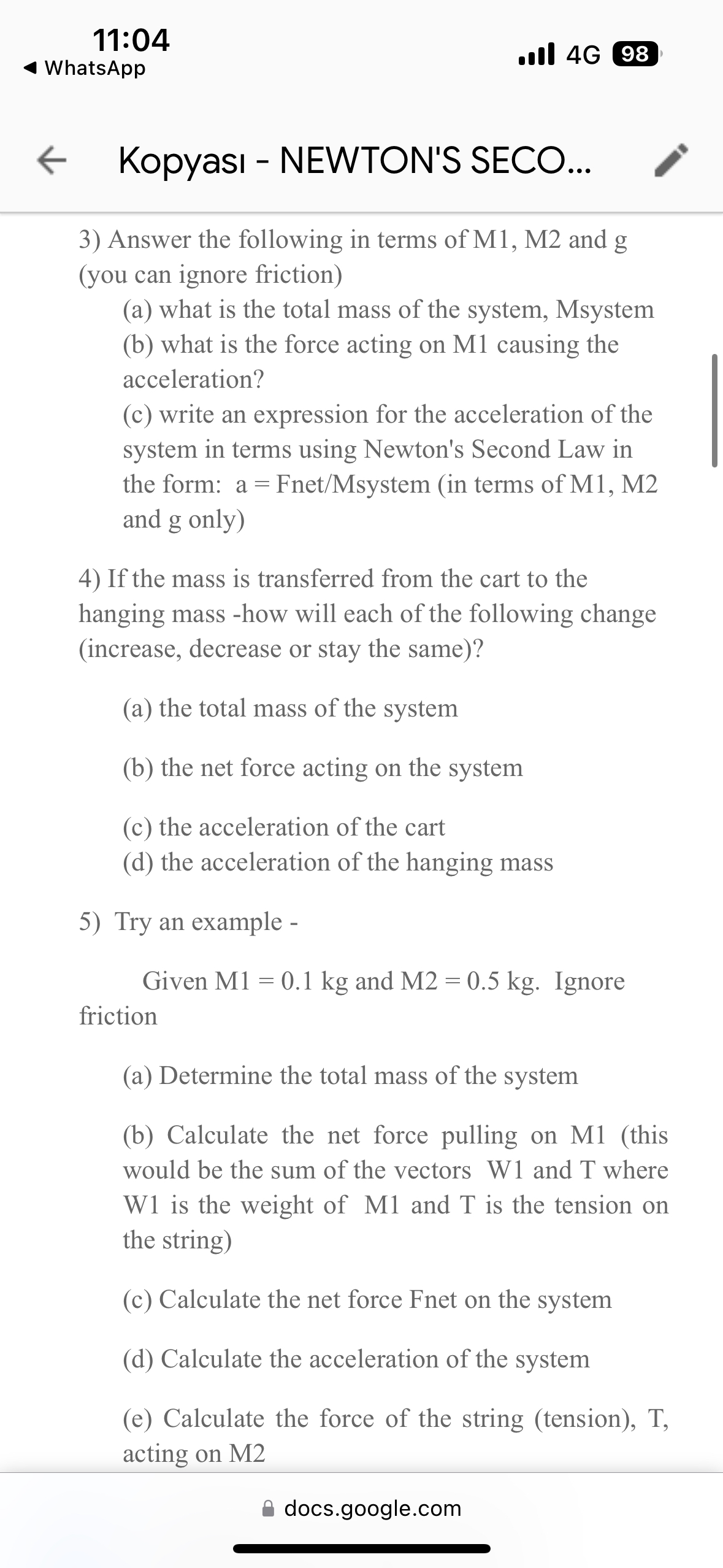 1 1 : 0 4 WhatsApp . Il 4 G 9 8 larr Kopyas -