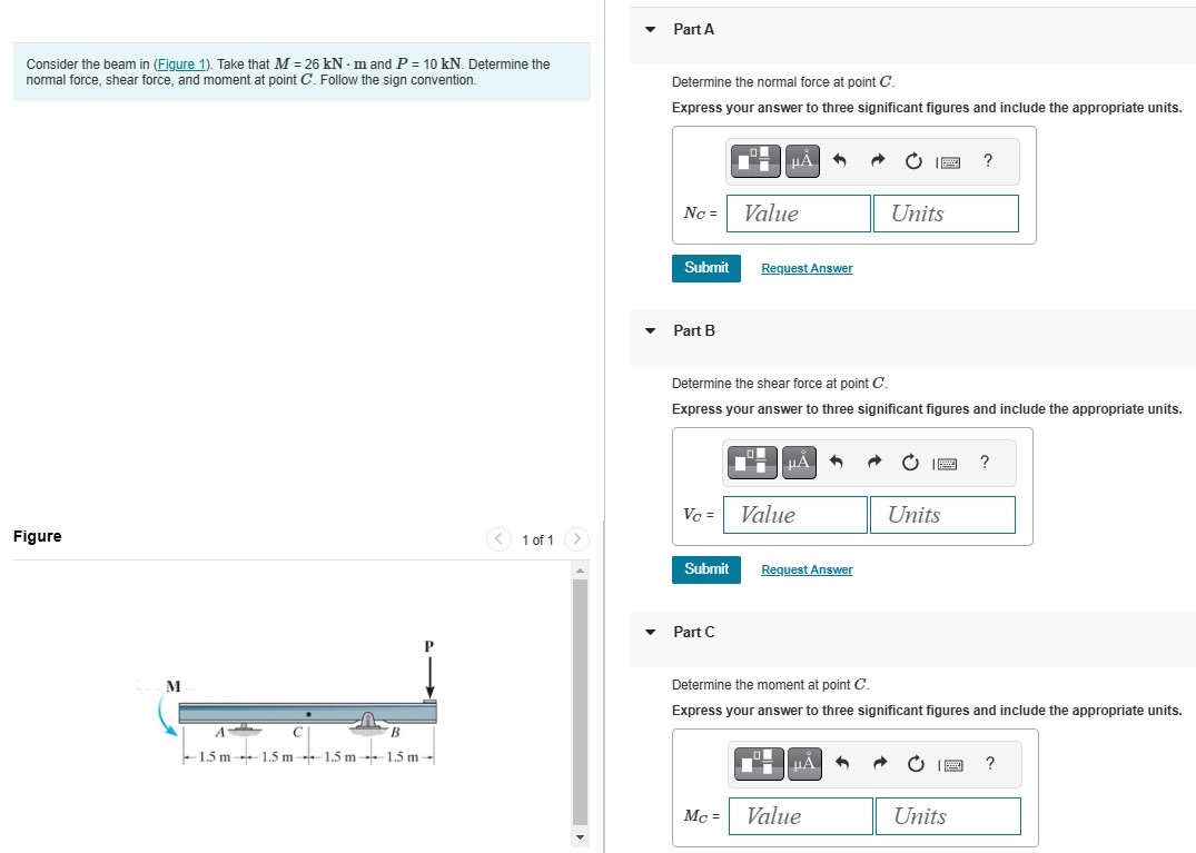 Consider the beam in ( Figure 1 ) . Take that \ (