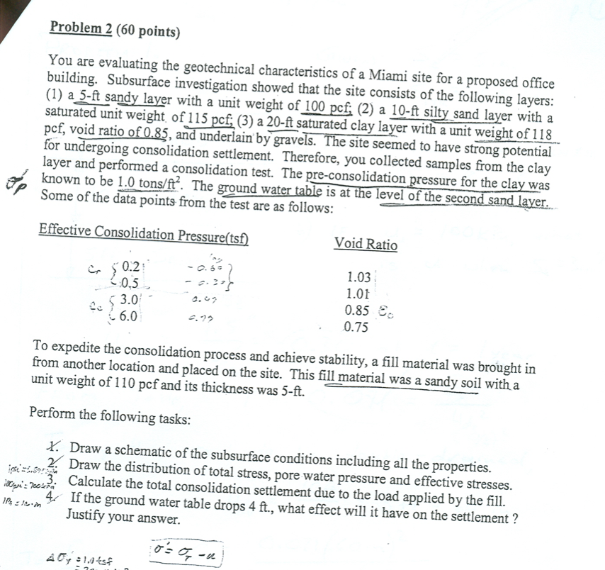 Problem 2 ( 6 0 points ) You are evaluating the