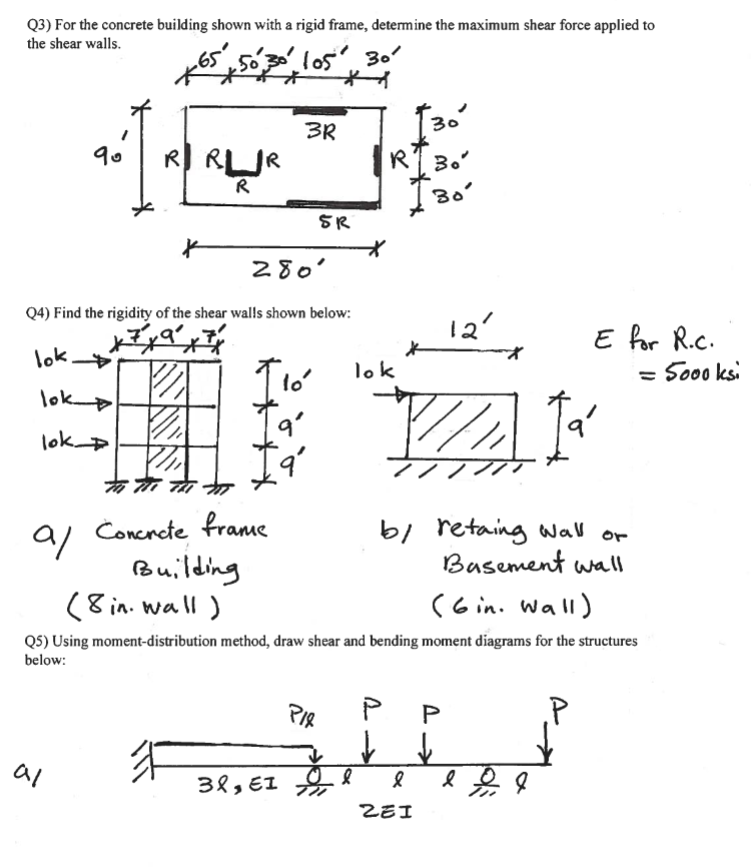 Please do all visible questions! Thanks! Q 3 )