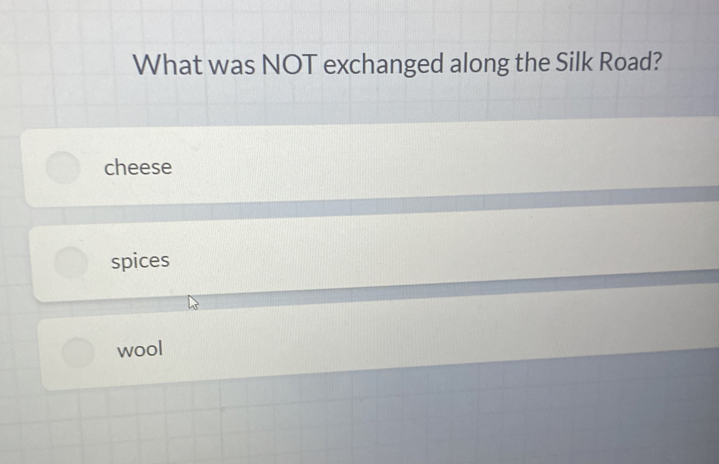 What was NOT exchanged along the Silk Road?