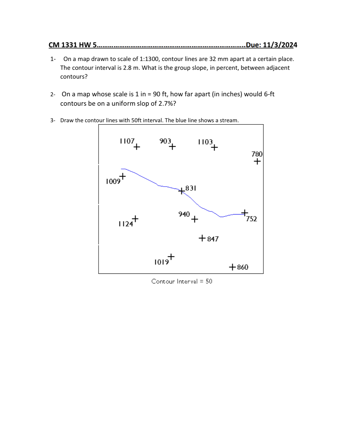 CM 1 3 3 1 HW 5 . . . . . . . . . . . . . . . . .