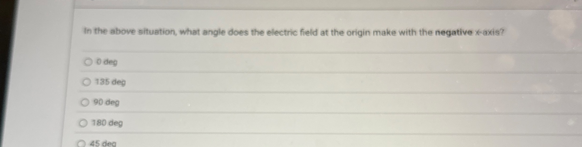 In the above situation, what angle does the