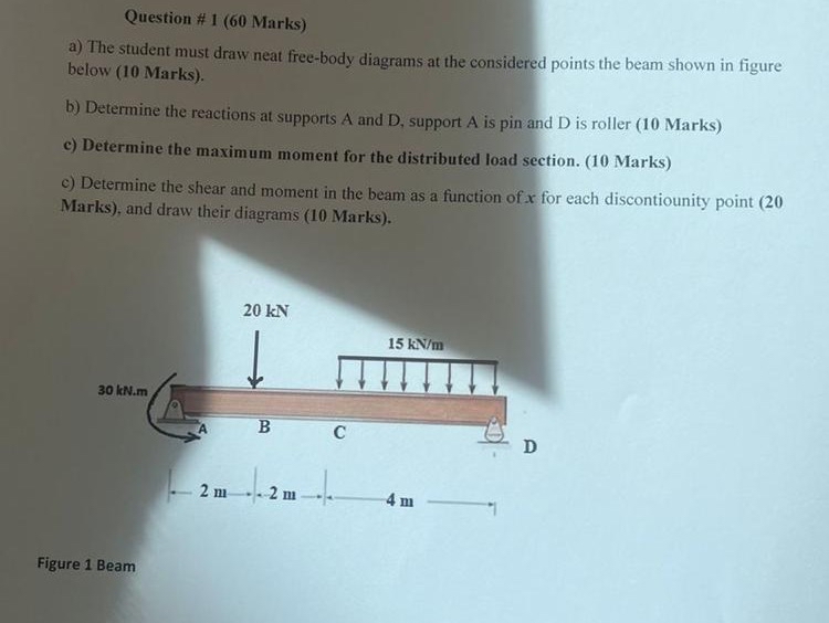 Question # 1 ( 6 0 Marks ) a ) The student must