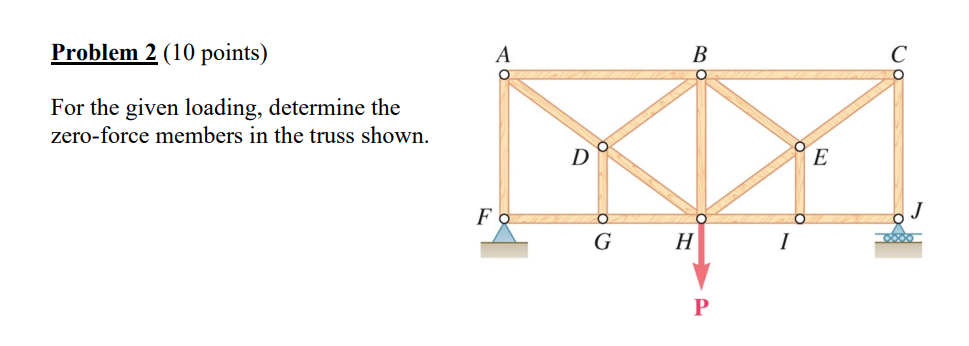 Problem 2 ( 1 0 points ) For the given loading,