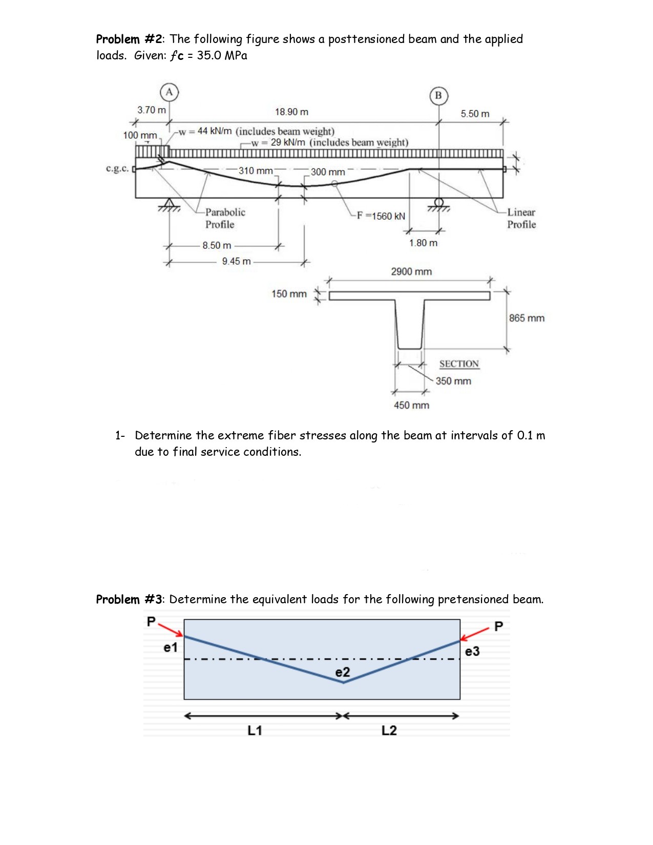 Problem \ # 2 : The following figure shows a