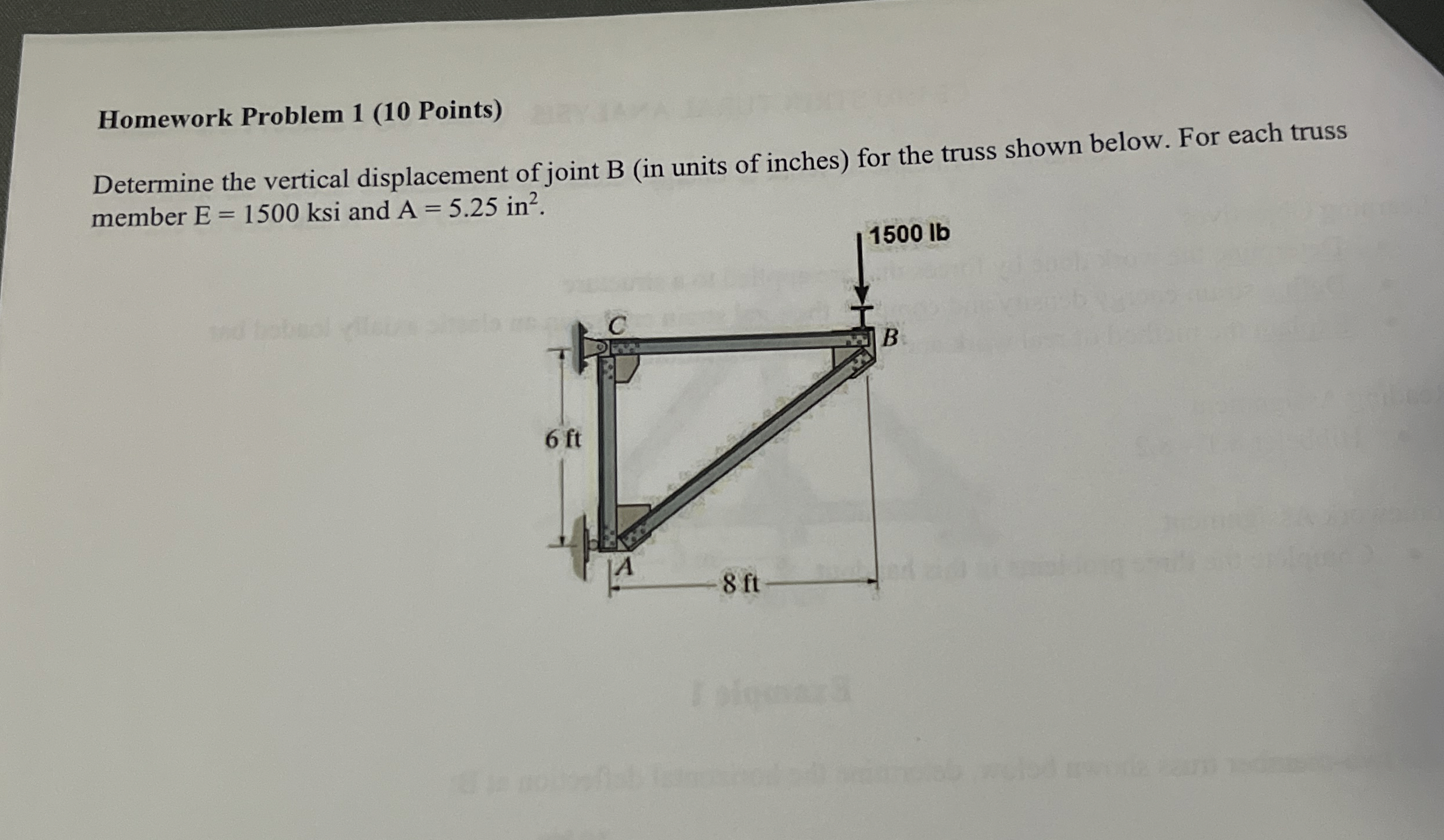 Homework Problem 1 ( 1 0 Points ) Determine the