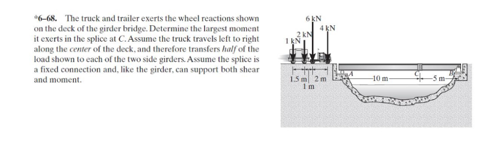 * 6 - 6 8 . The truck and trailer exerts the