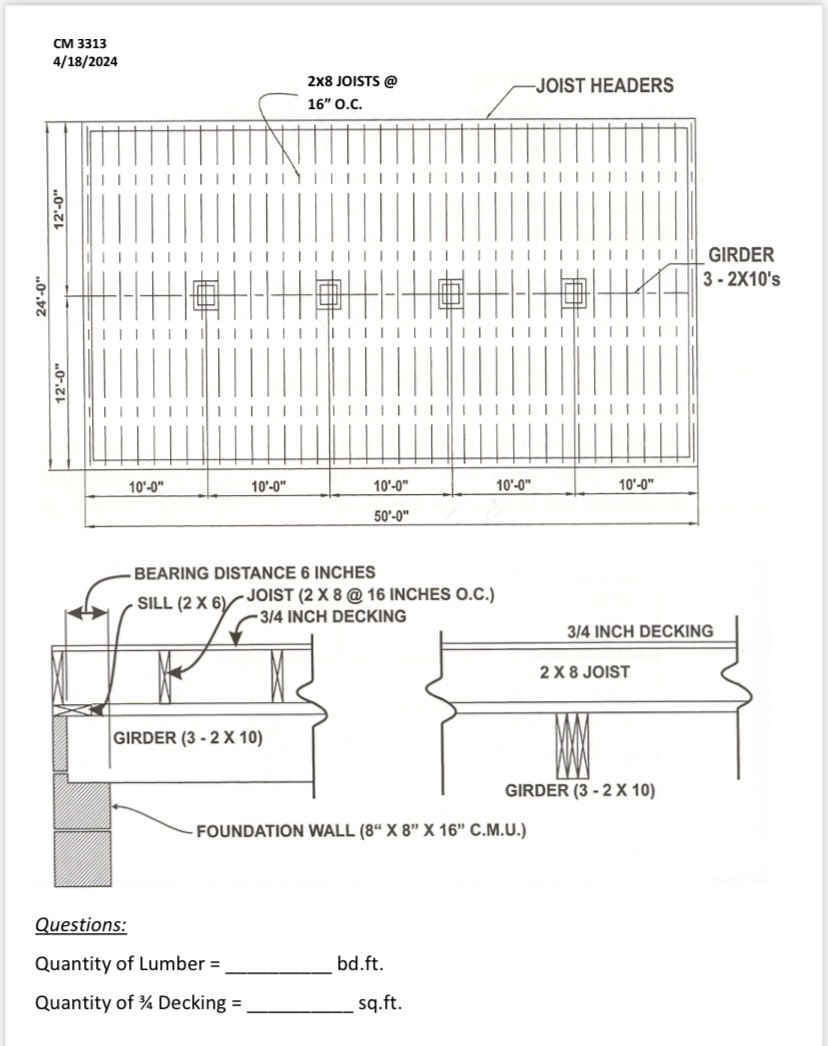 CM 3 3 1 3 4 / 1 8 / 2 0 2 4 GIRDER 3 - 2 X 1 0 '