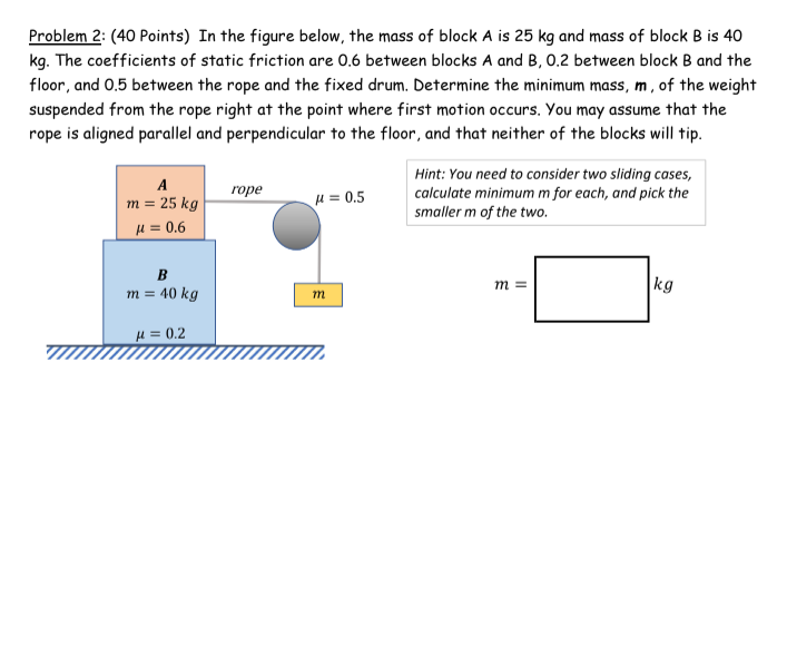 Problem 2 : ( 4 0 Points ) In the figure below,