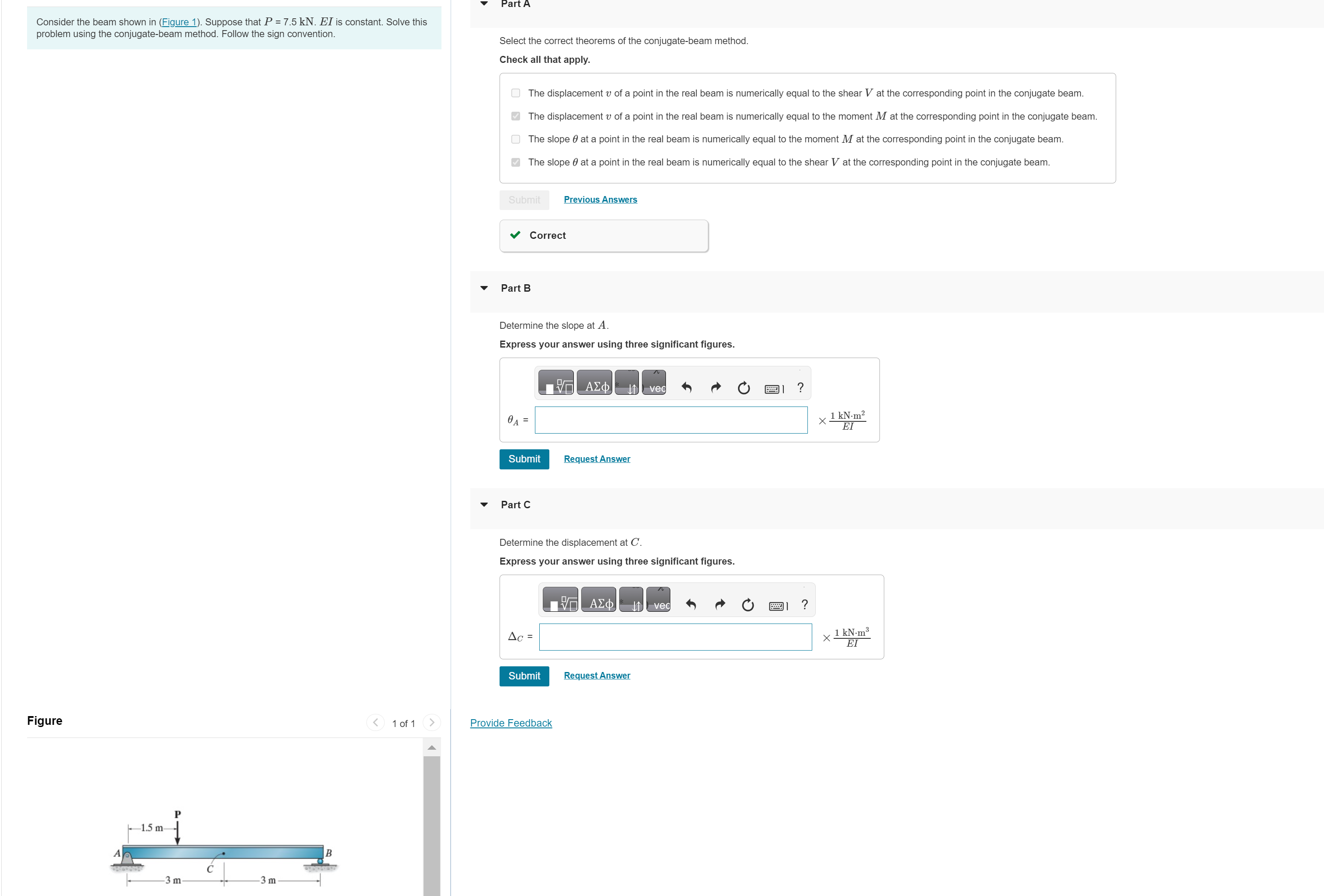 Consider the beam shown in ( Figure 1 ) . Suppose