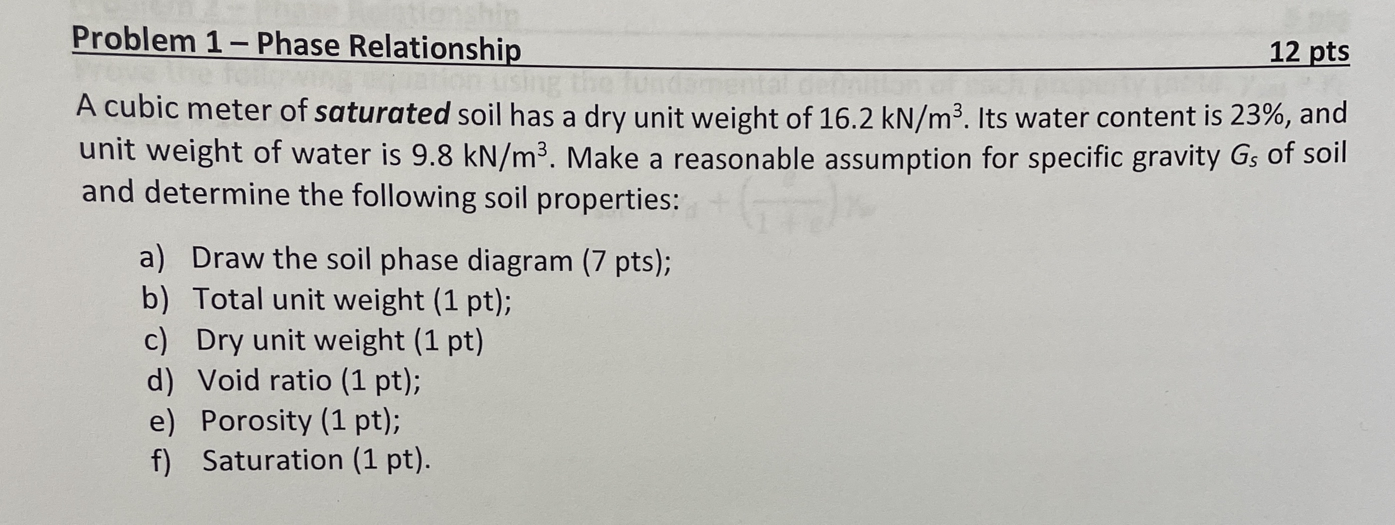 Problem 1 - Phase Relationship 1 2 pts A cubic