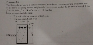 Problem 4 . 2 - 6 The figure shown below is a