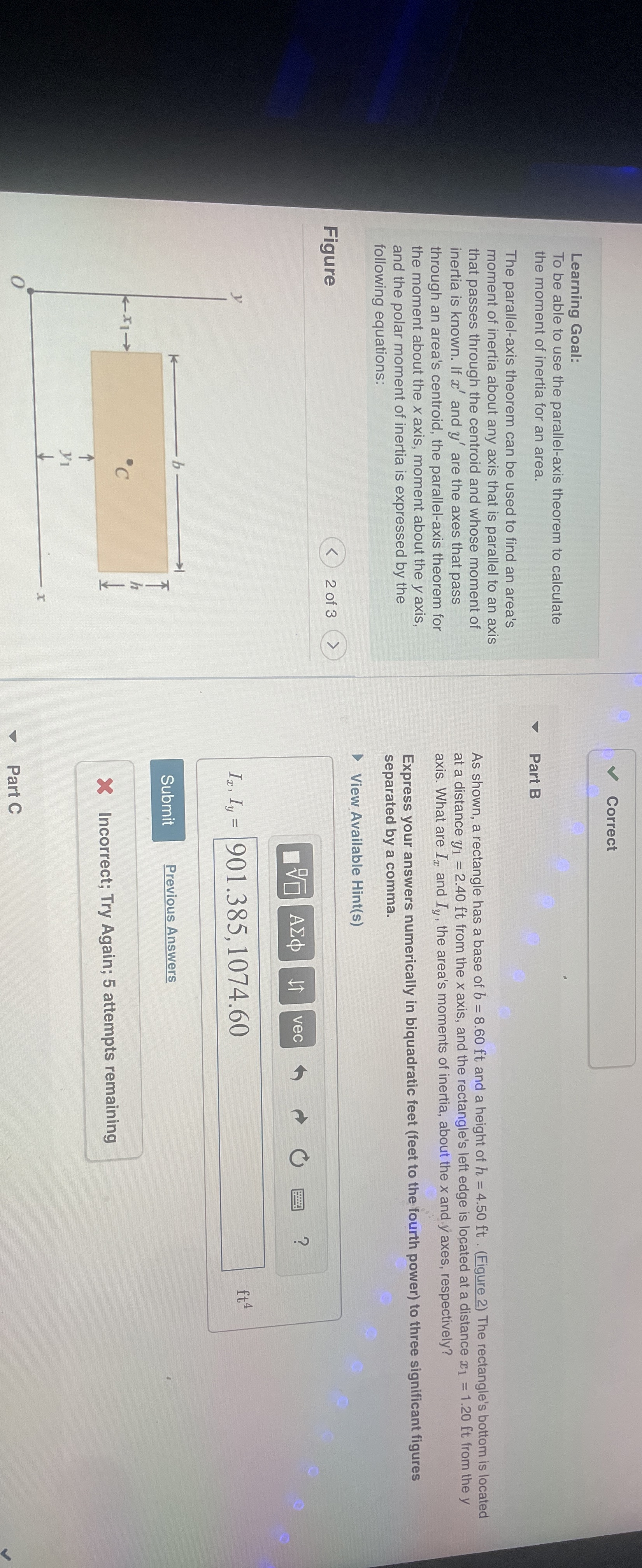 Correct Learning Goal: To be able to use the