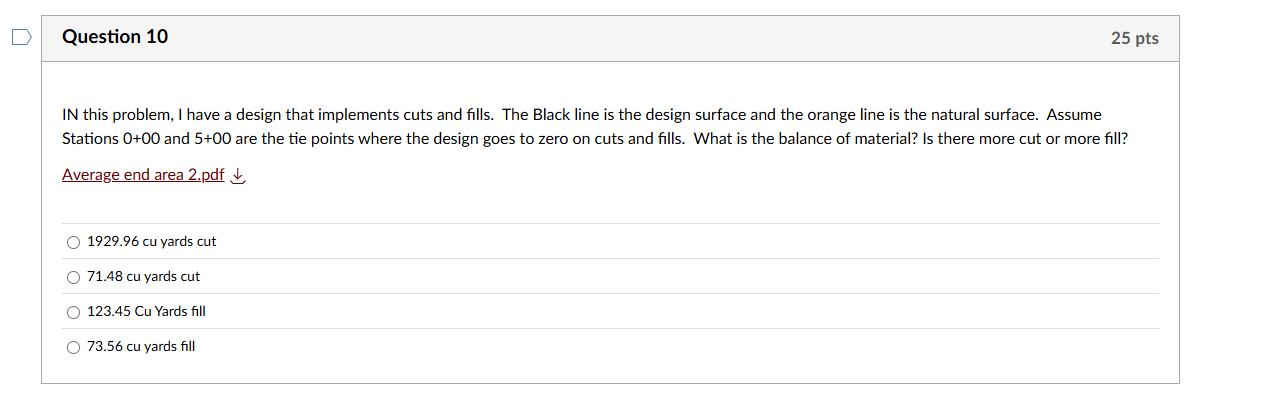 Question 1 0 IN this problem, I have a design