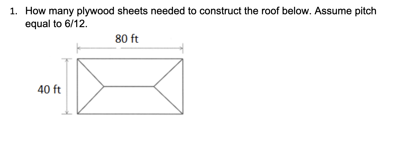 1 . How many plywood sheets needed to construct