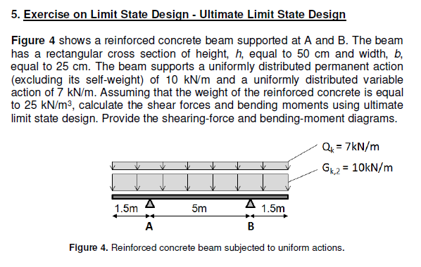 5 . Exercise on Limit State Design - Ultimate
