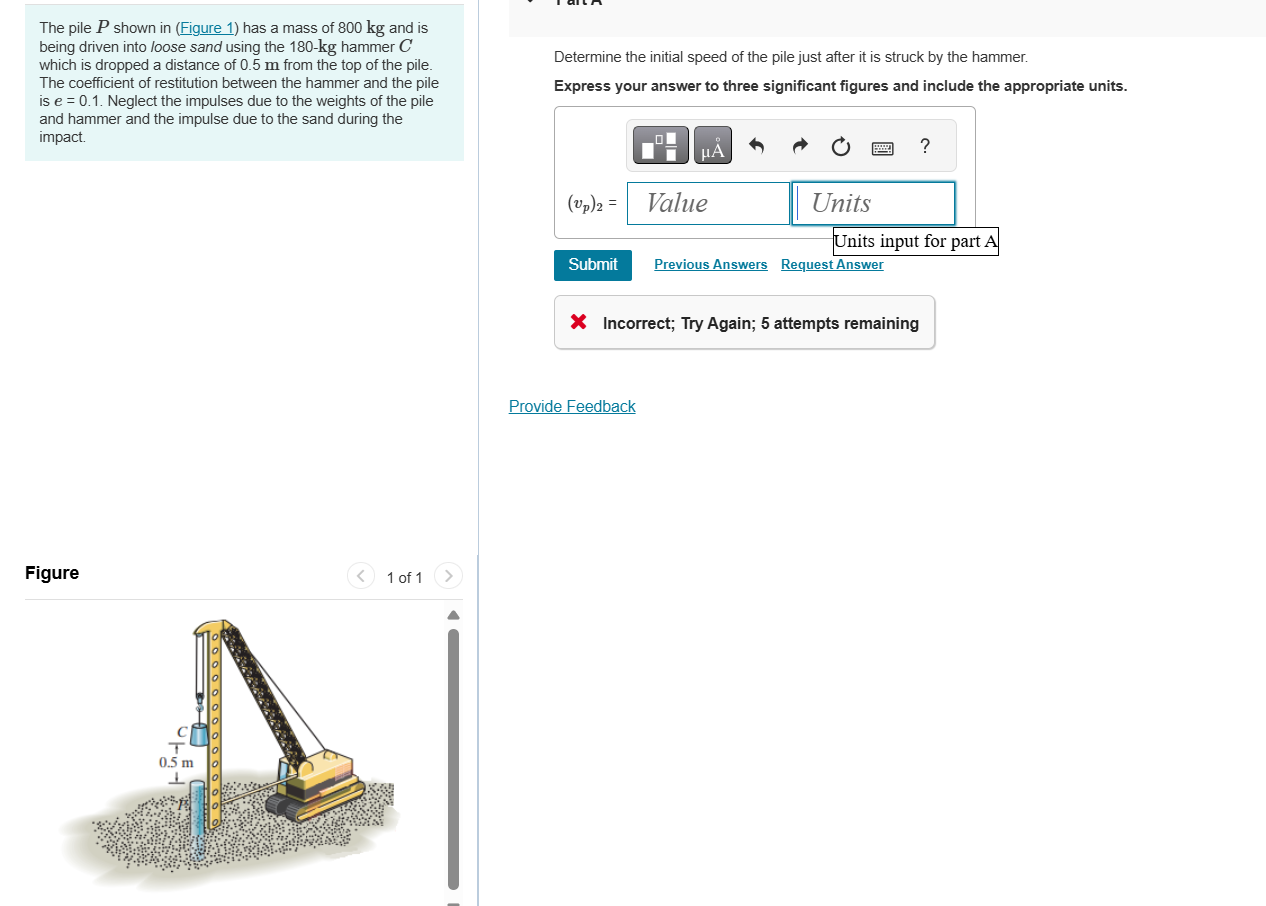 The pile \ ( P \ ) shown in ( Figure 1 ) has a
