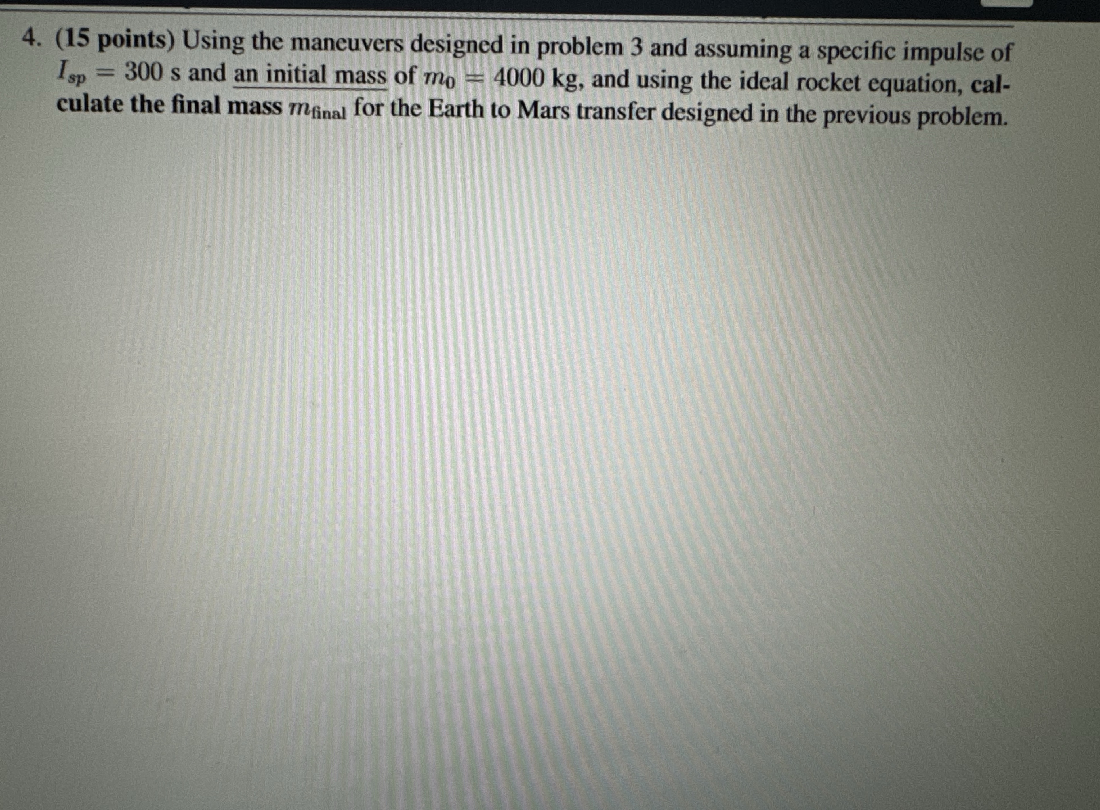 ( 1 5 points ) Using the maneuvers designed in