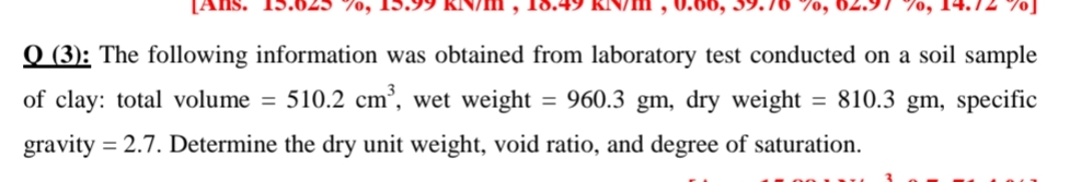 O ( 3 ) : The following information was obtained