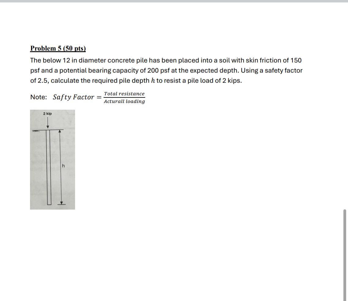 Problem 5 ( 5 0 pts ) The below 1 2 in diameter